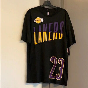 Lebron James 23 LA Lakers NBA T-Shirt Black